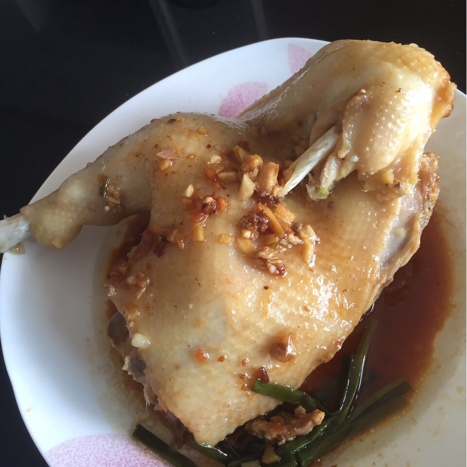 秀落天涯做的蒜蓉鸡