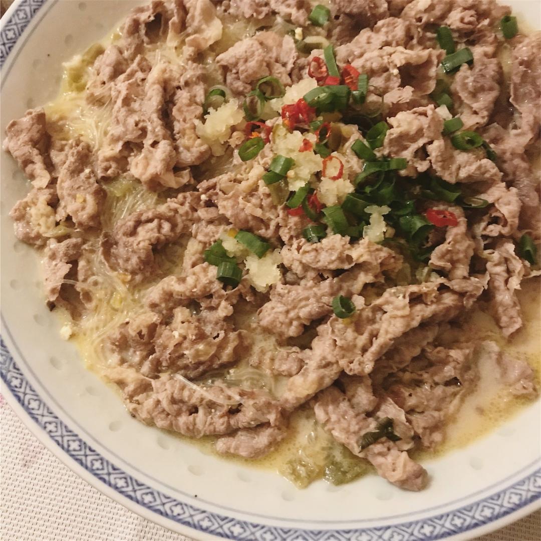 金针酸汤肥牛