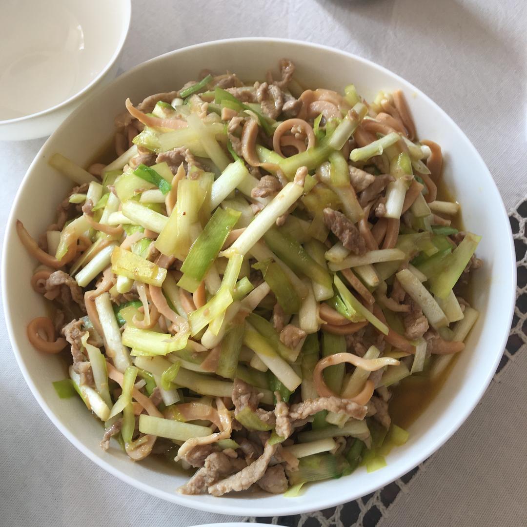 韭黄鱿鱼肉丝