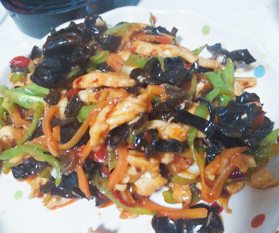 鱼香鸡丝