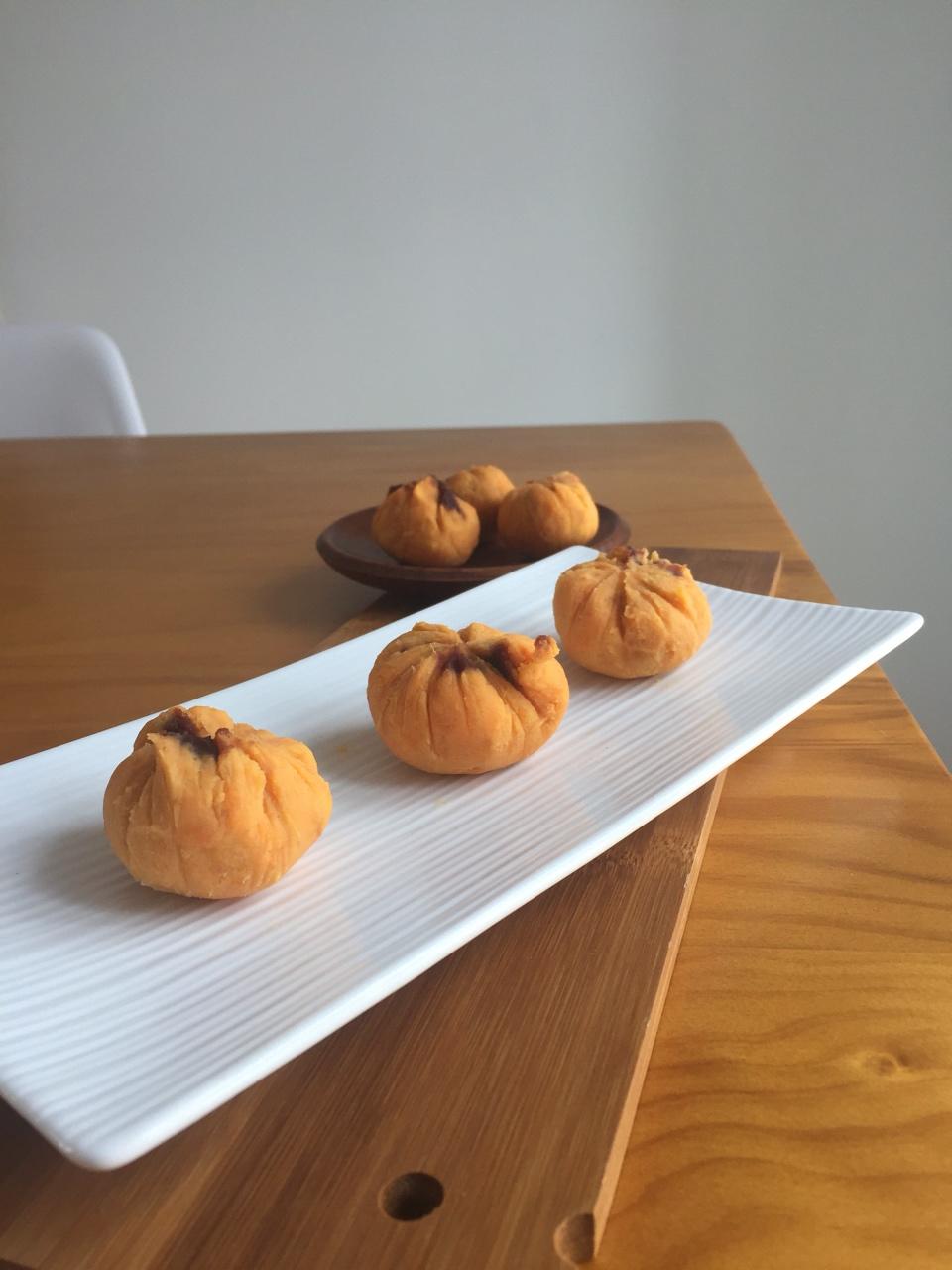 紫薯茶巾绞