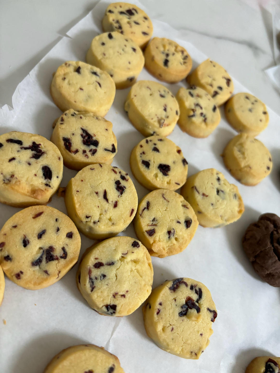 白巧克力蔓越莓曲奇