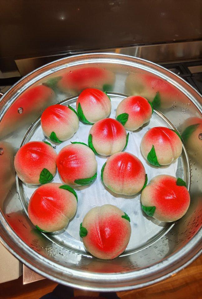 老人生日纯手工祝寿寿桃