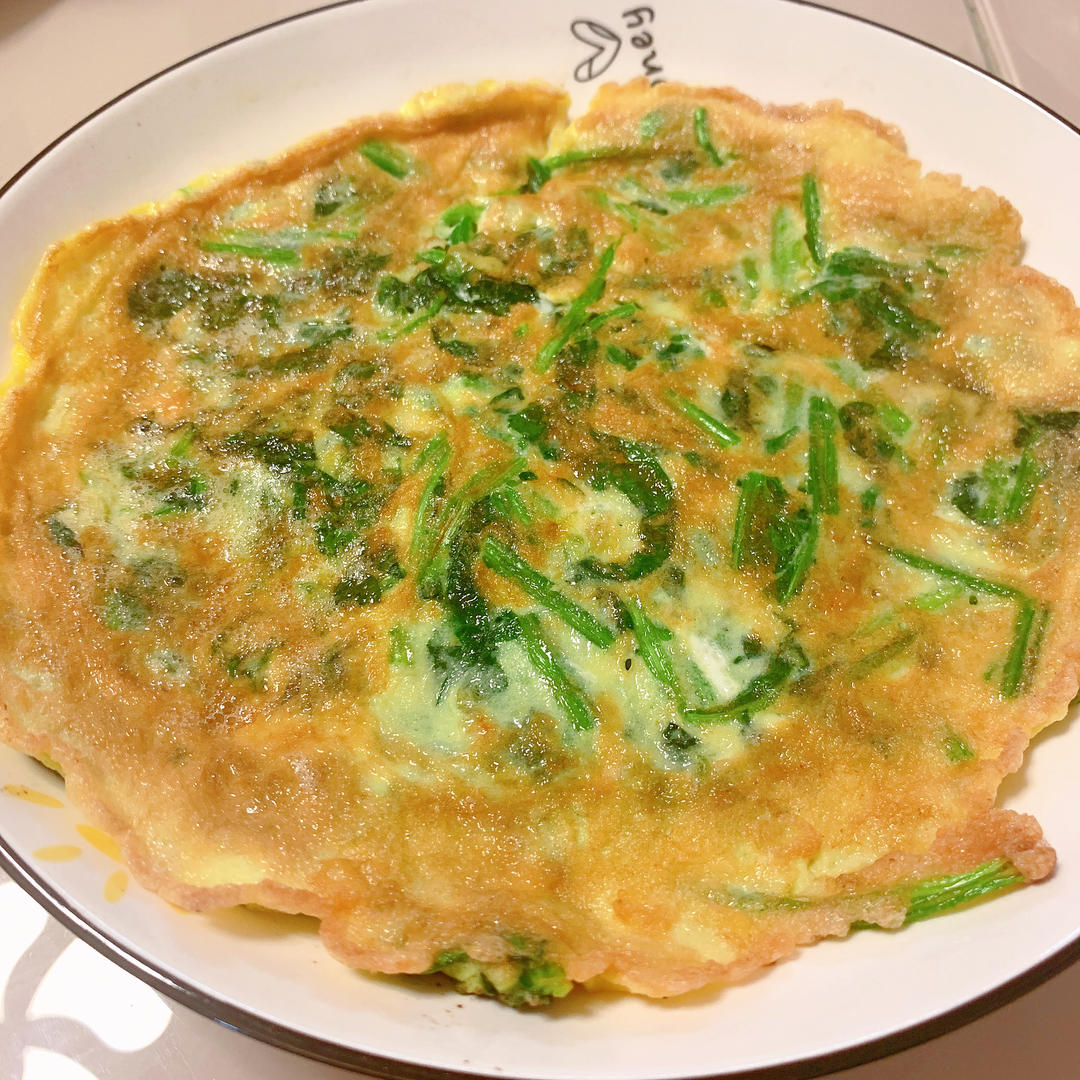 菠菜鸡蛋饼