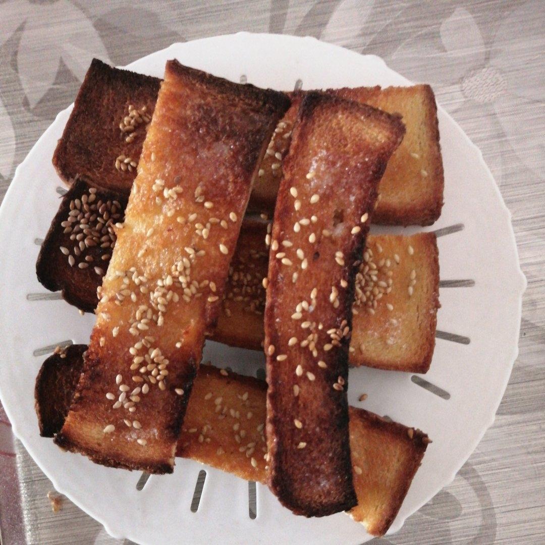 蜂蜜面包条，老少皆宜，看剧小零食