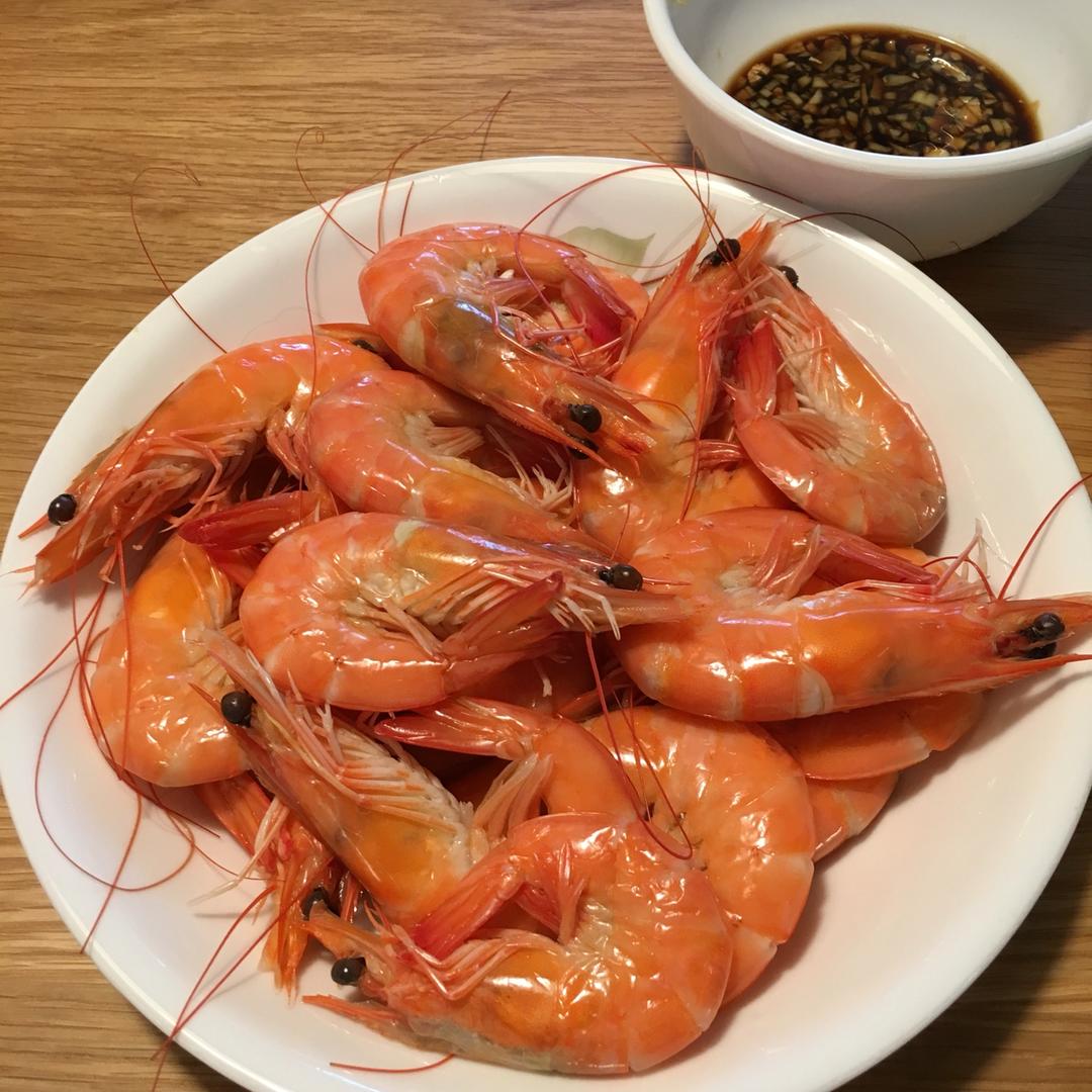 小李爱生活做的白灼虾