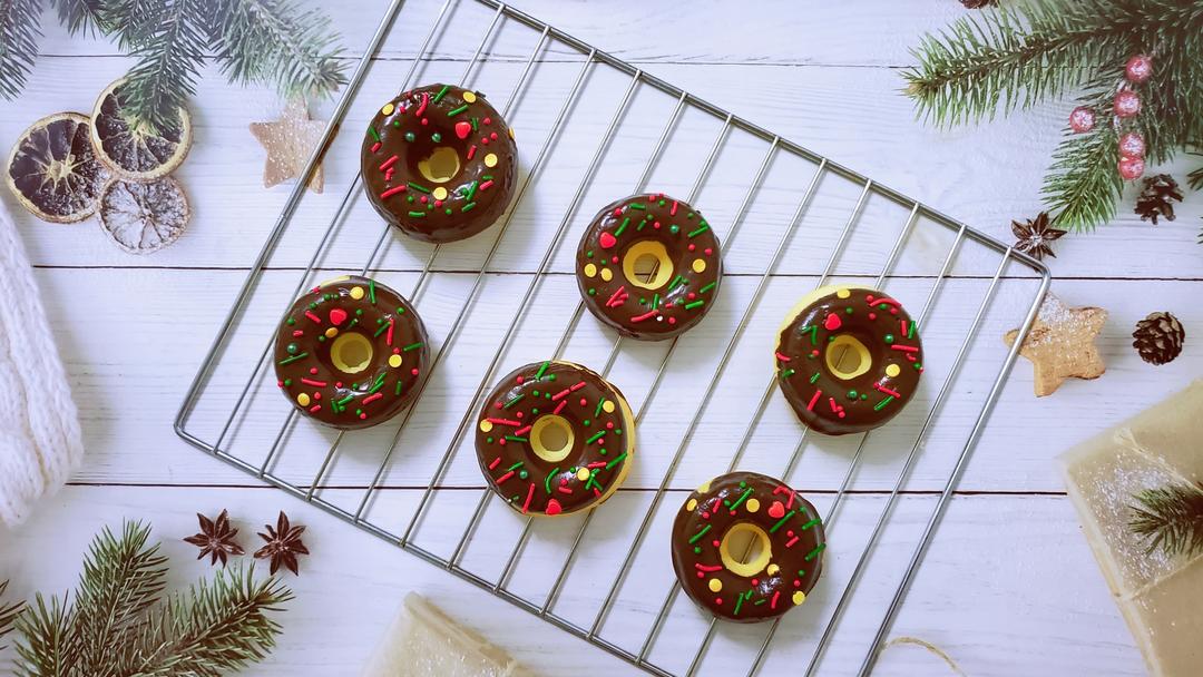 治愈系巧克力甜甜圈（12个）