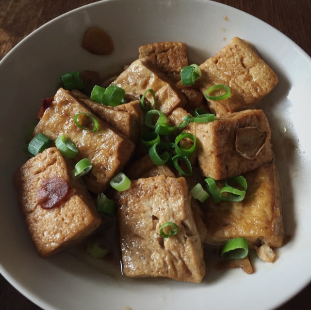 五香煎豆腐