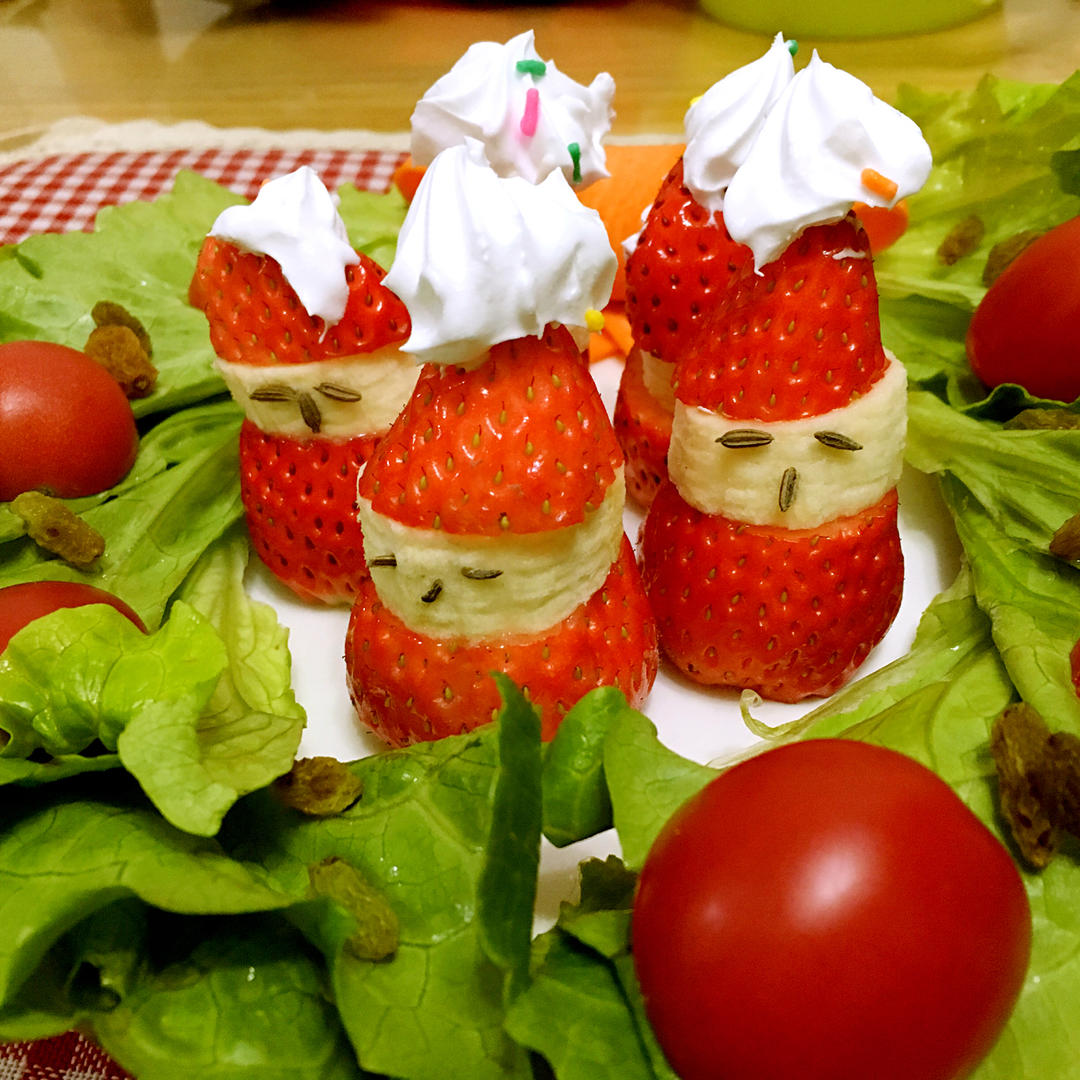 草莓圣诞老人、圣诞雪人