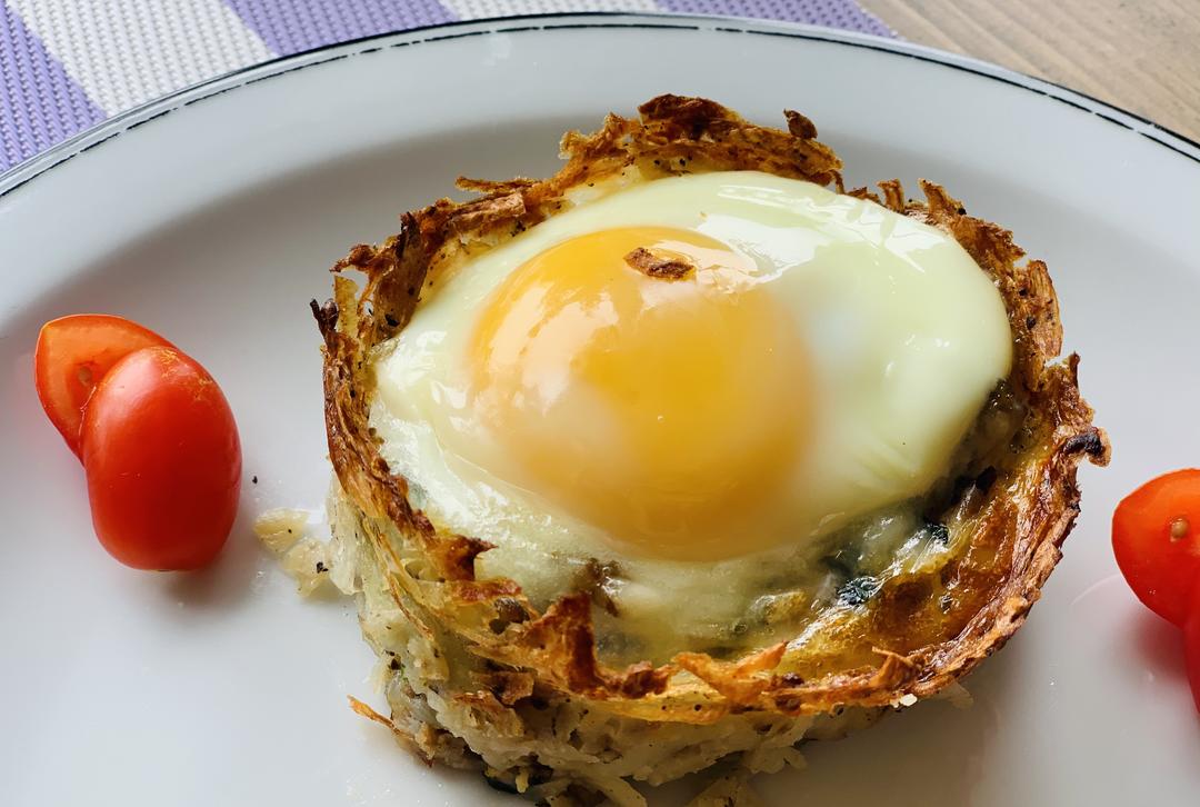 美式土豆蛋糕Hash  Brown Breakfast Cups的做法