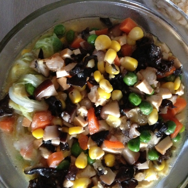 鲜香白菜包(八宝财袋)