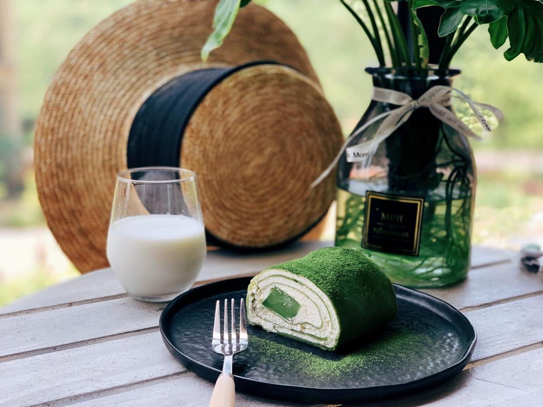 抹茶奶冻毛巾卷【曼食慢语】