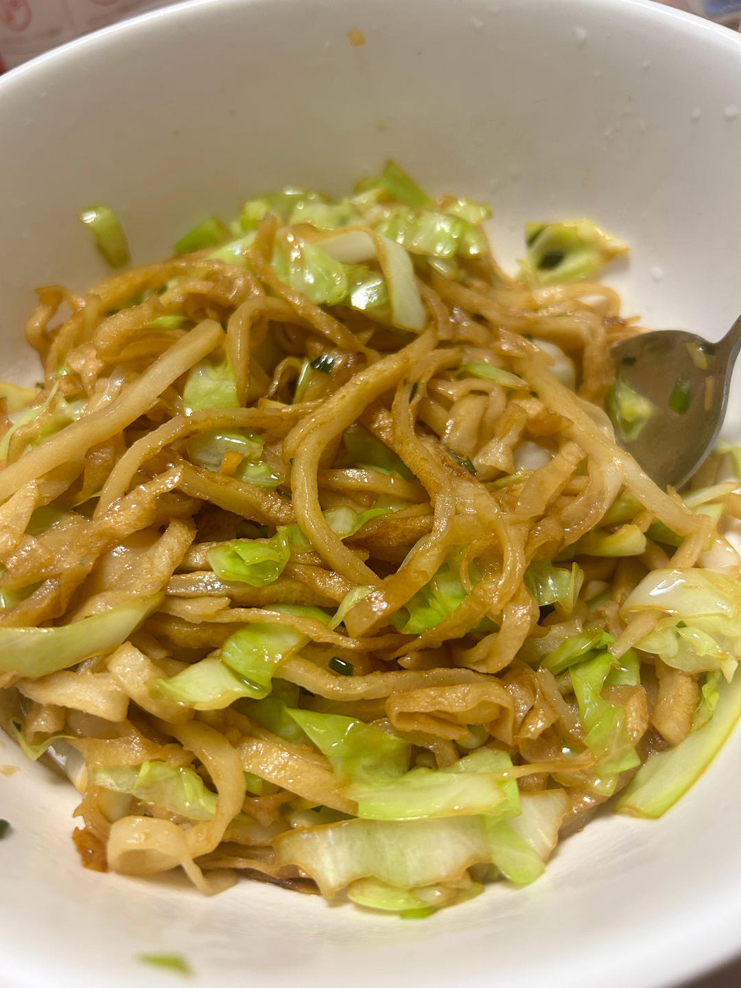 圆白菜炒饼