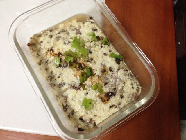 蒸豆腐饼