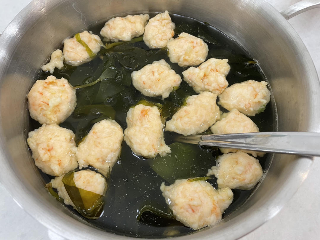 不加粉的Q弹虾滑