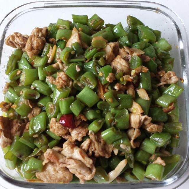四季豆炒蛋