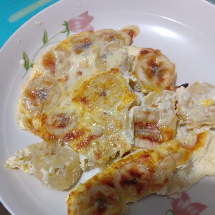 空气炸锅香蕉牛奶鸡蛋