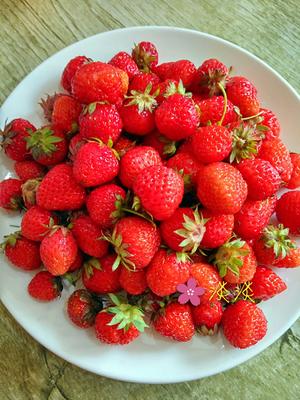 冷冻草莓（将新鲜封存）的做法 步骤1