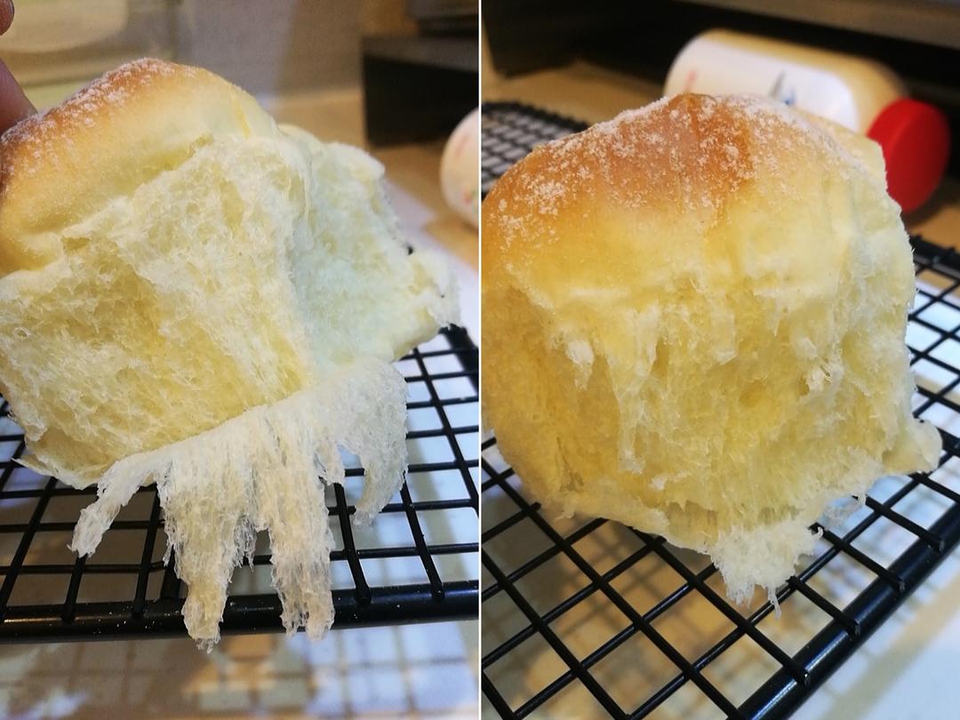 纯奶手撕吐司的做法 步骤1