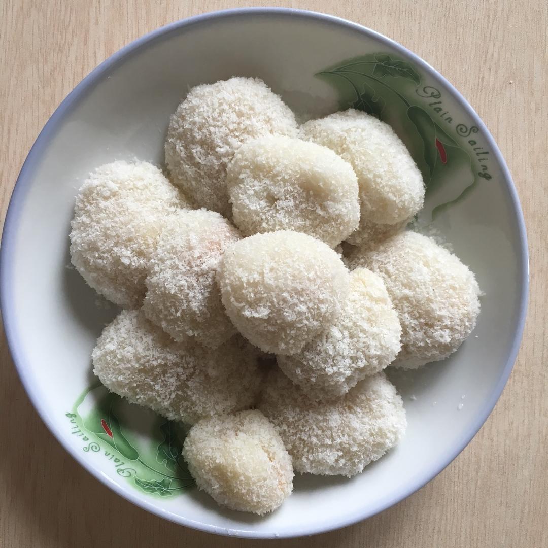 肖浅做的花生芝麻糯米糍