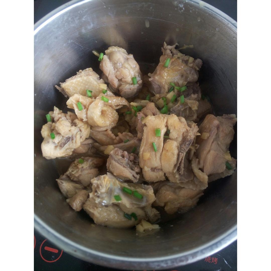 姜汁热窝儿鸡