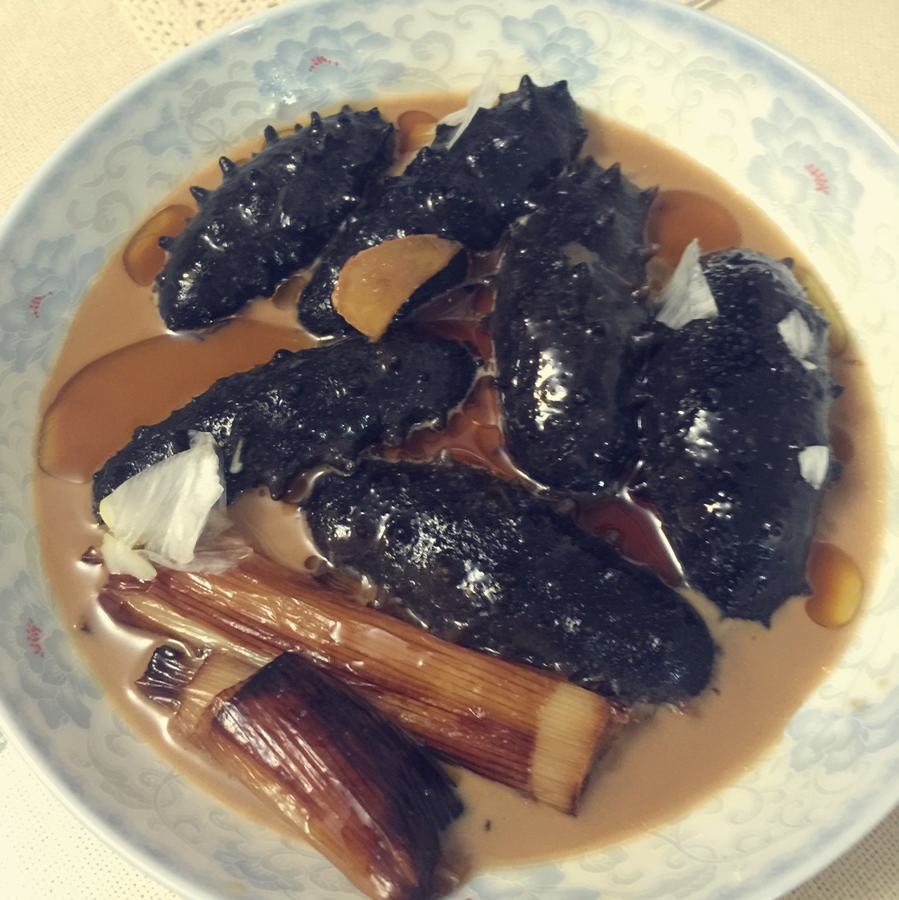 家庭版葱烧海参