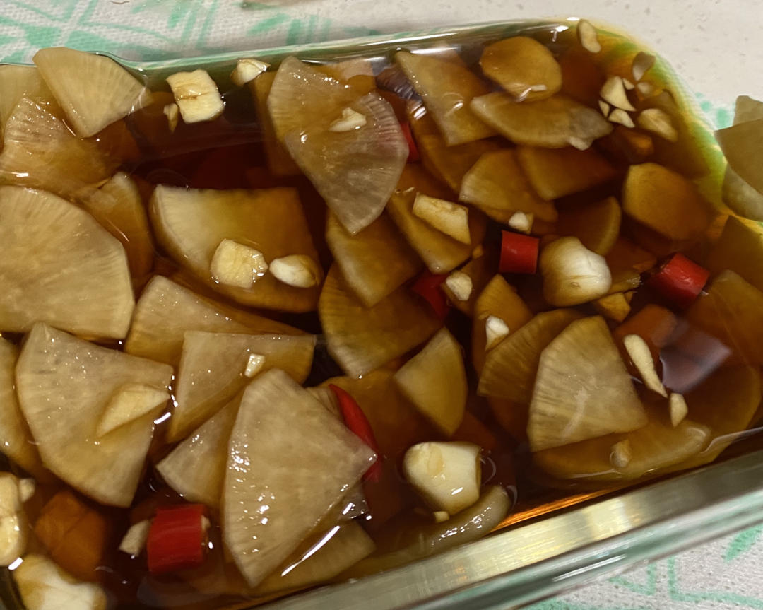 爽口开胃腌萝卜片