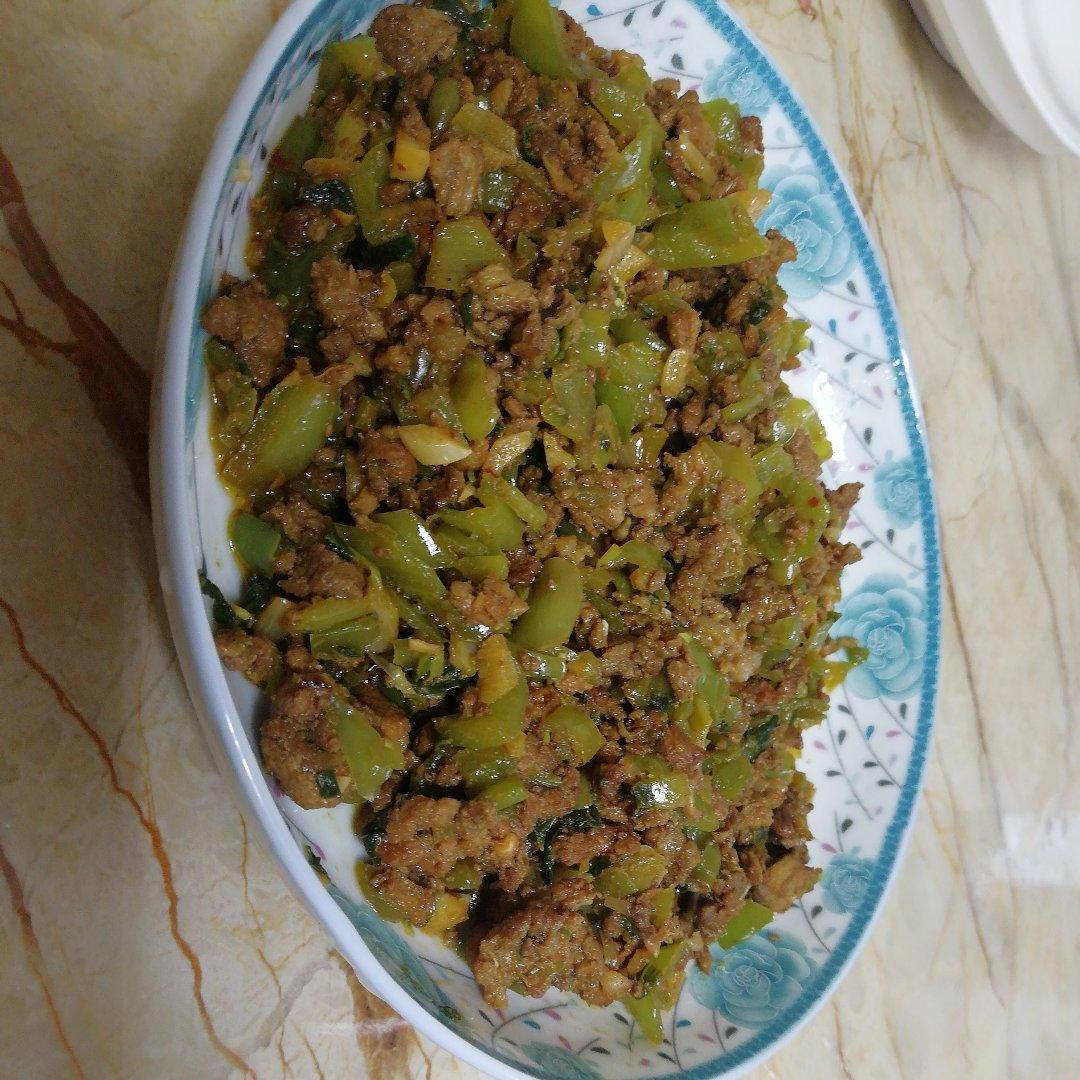 青椒肉卤 打卤面