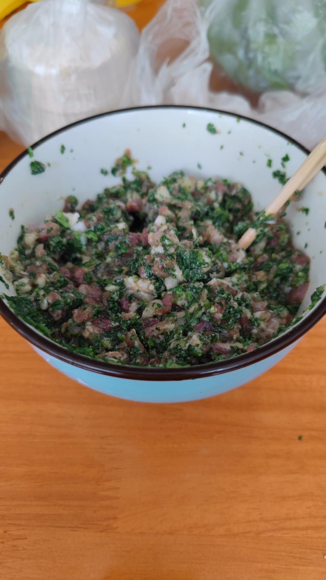 荠菜猪肉饺子馅