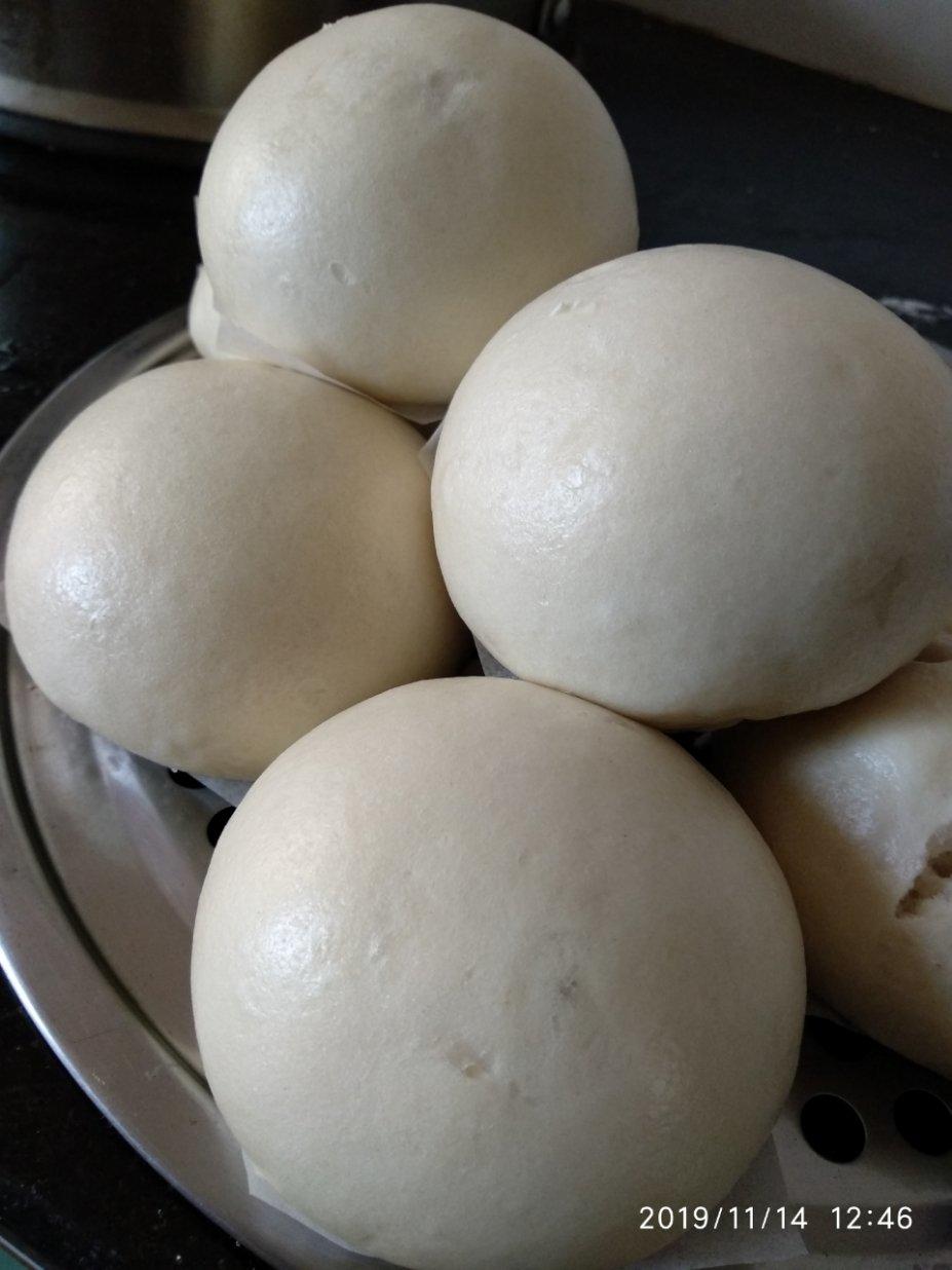 老面戗面白馒头