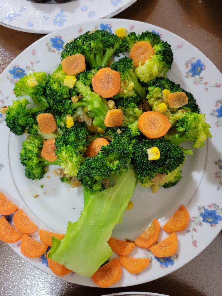 年夜菜之吉祥发财树（辣汁西兰花）