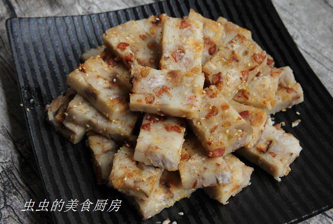 可以出摊的香煎腊味芋头糕