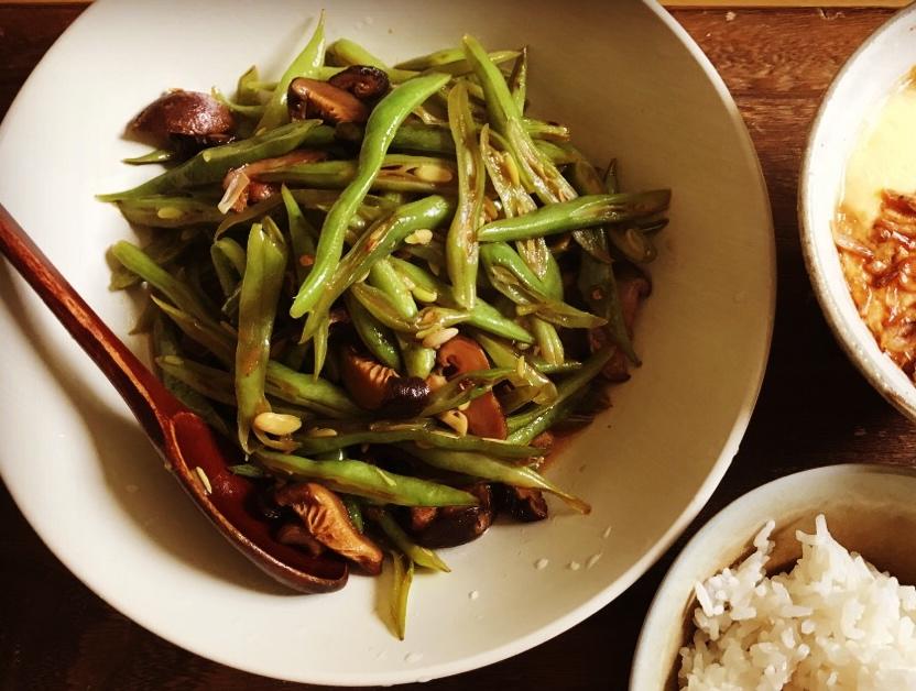 蚝油香菇豆角