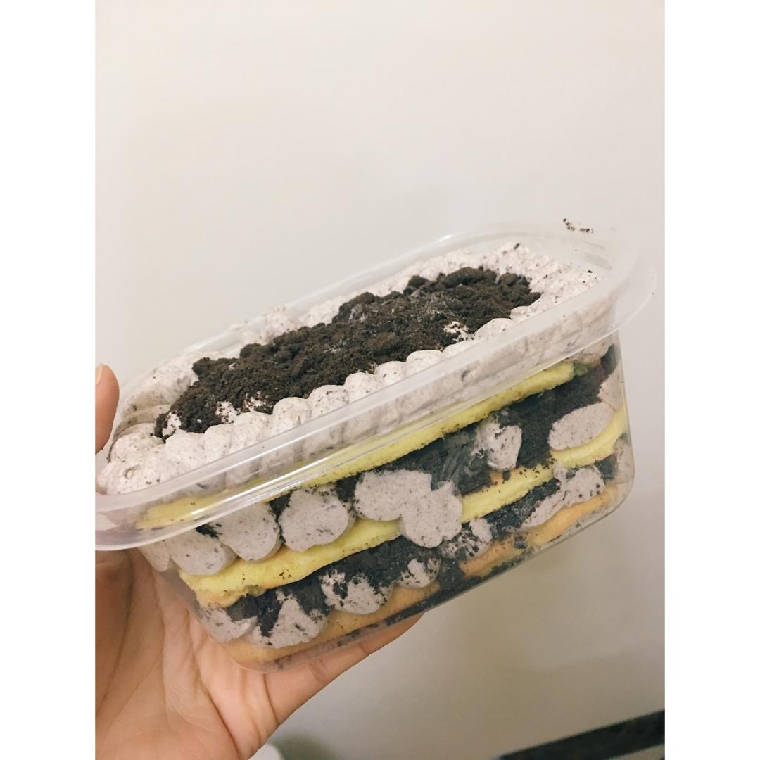 好吃到流泪的奥利奥咸奶油盒子蛋糕