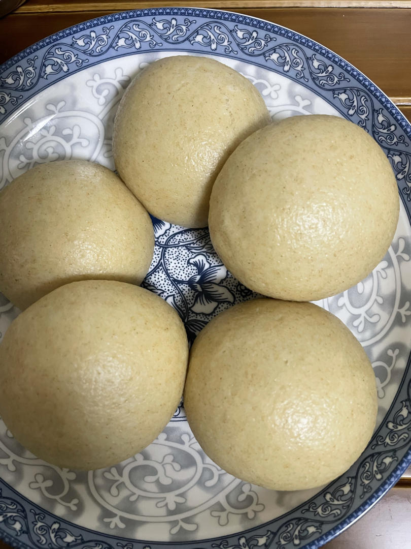 一次发酵，比面包还好吃的全麦馒头