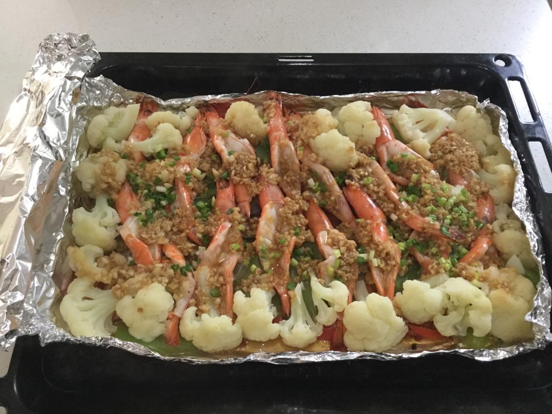 蒜香焗大虾🦐（烤箱版）做一道精致美味的虾料理～