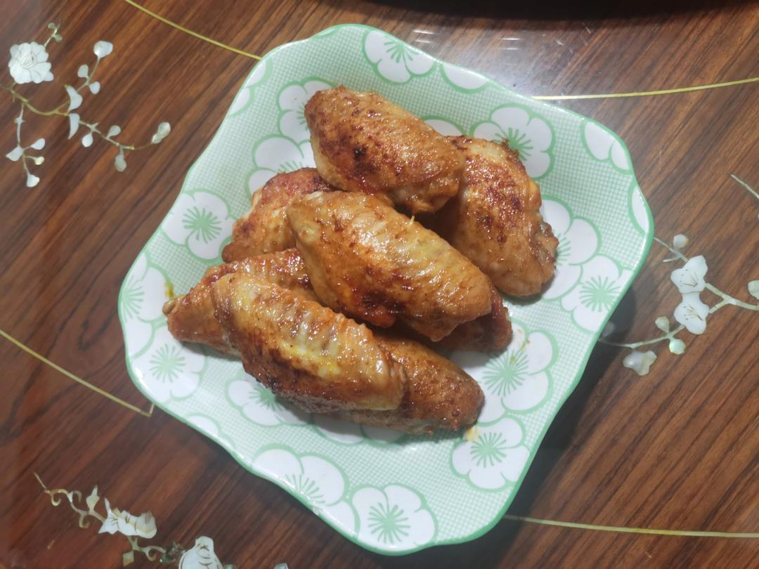 空气炸蒜香蜜汁鸡翅中｜柏翠蒸汽烤箱