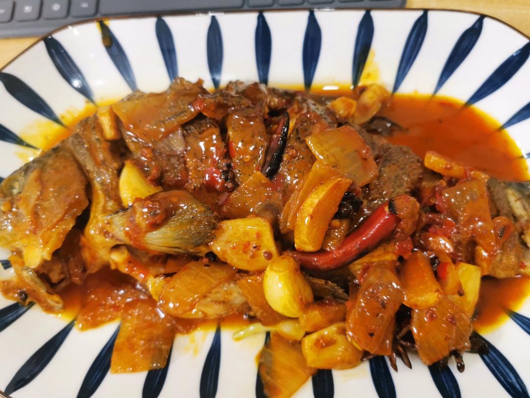 超快手超下饭的干烧鲈鱼 学不会你打我