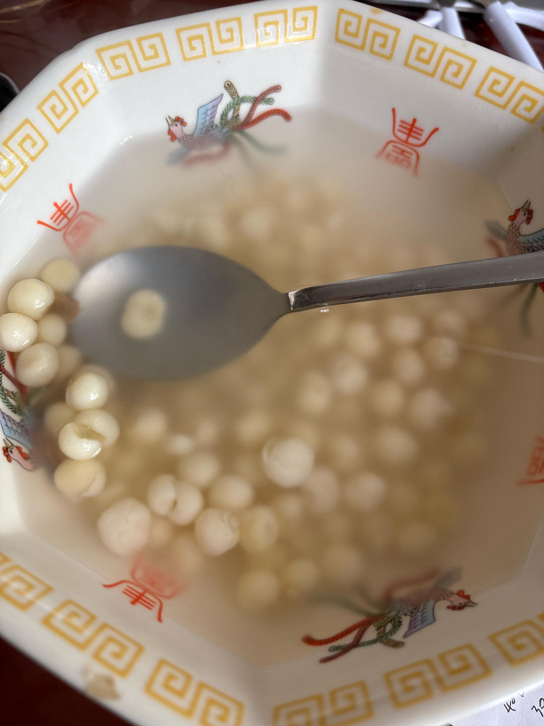 秋天来一碗热乎乎的鸡头米呀🥣～