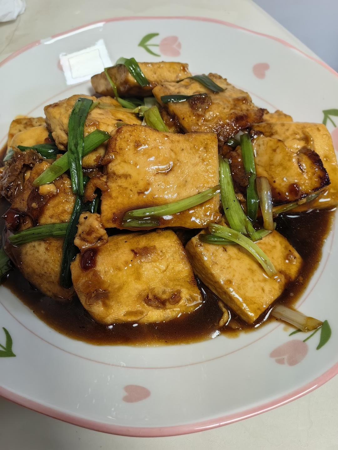 家常葱烧豆腐