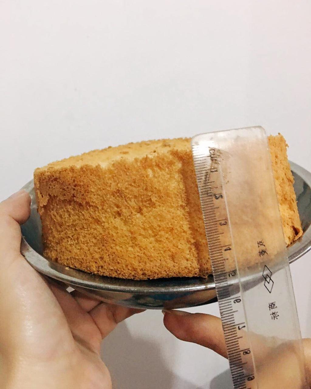 6寸六寸戚风蛋糕，不会失败的方子。哈哈哈