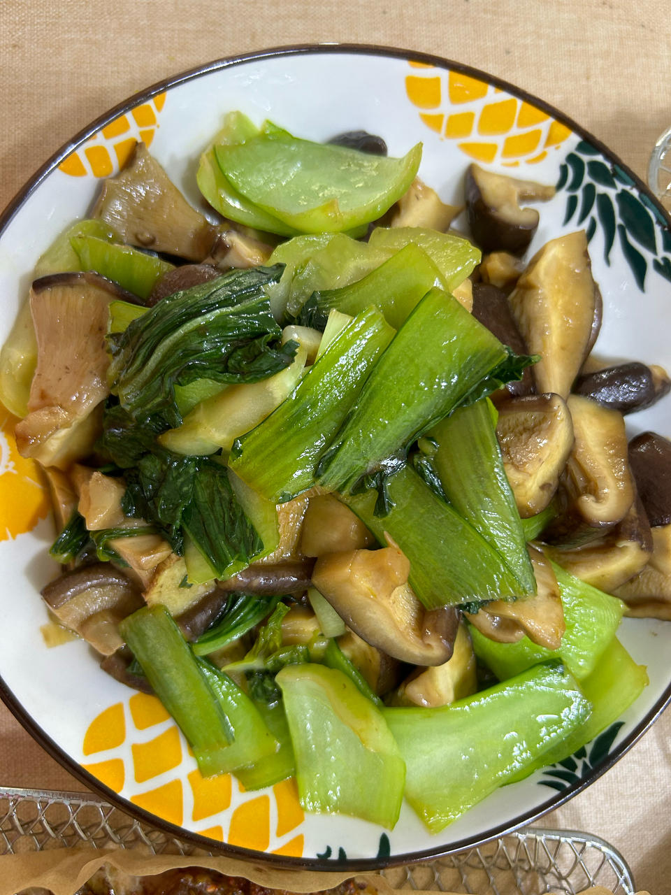 香菇烧油菜
