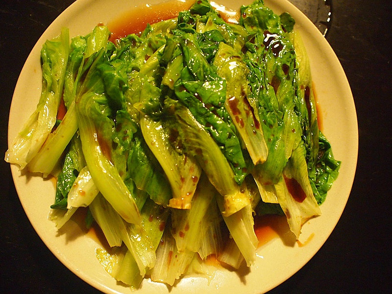 白灼生菜