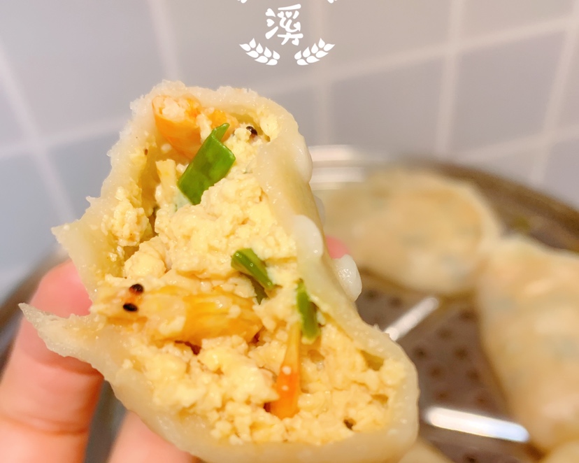 豆腐磷虾馅蒸饺的做法
