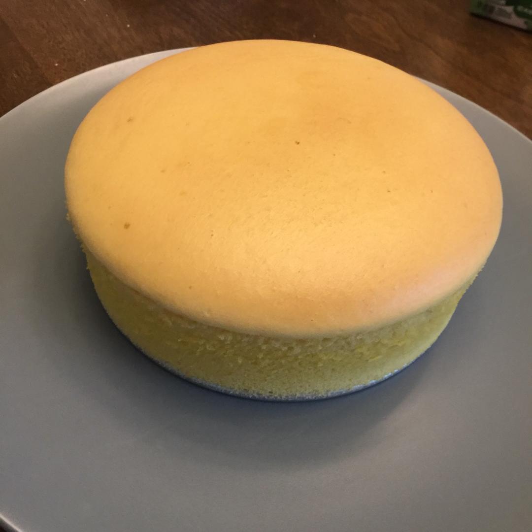 6寸原味戚风蛋糕