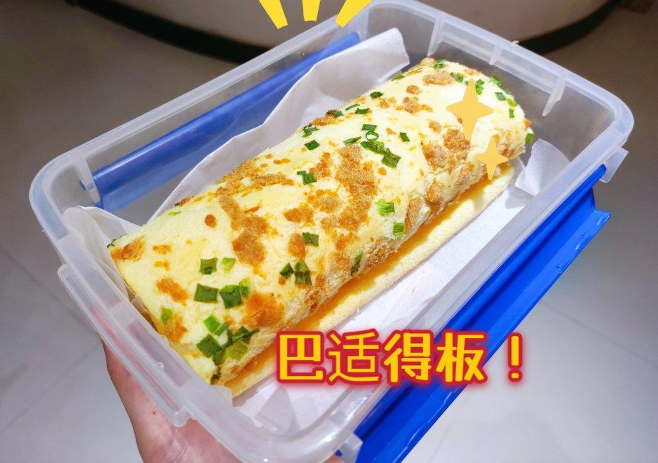 比肉松小贝还好吃的蛋糕卷！5个鸡蛋一碗面粉，够一家人的早餐！