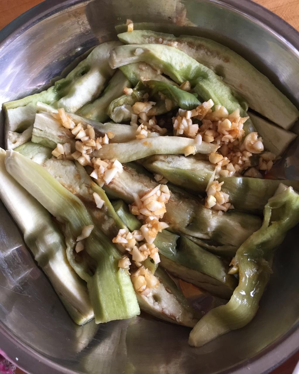 蒸茄子