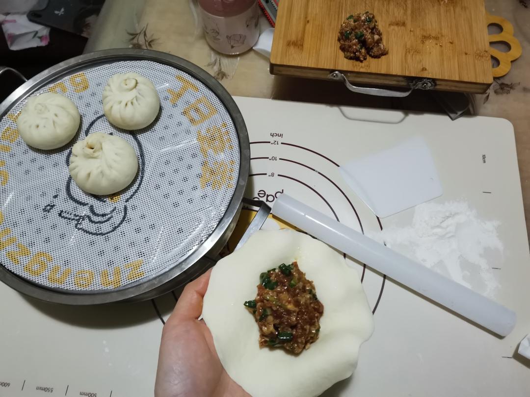 鲜肉小笼包♨️最简单的做法做最好吃的包子