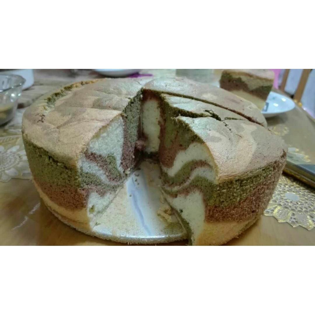 “老公”炫彩戚风蛋糕