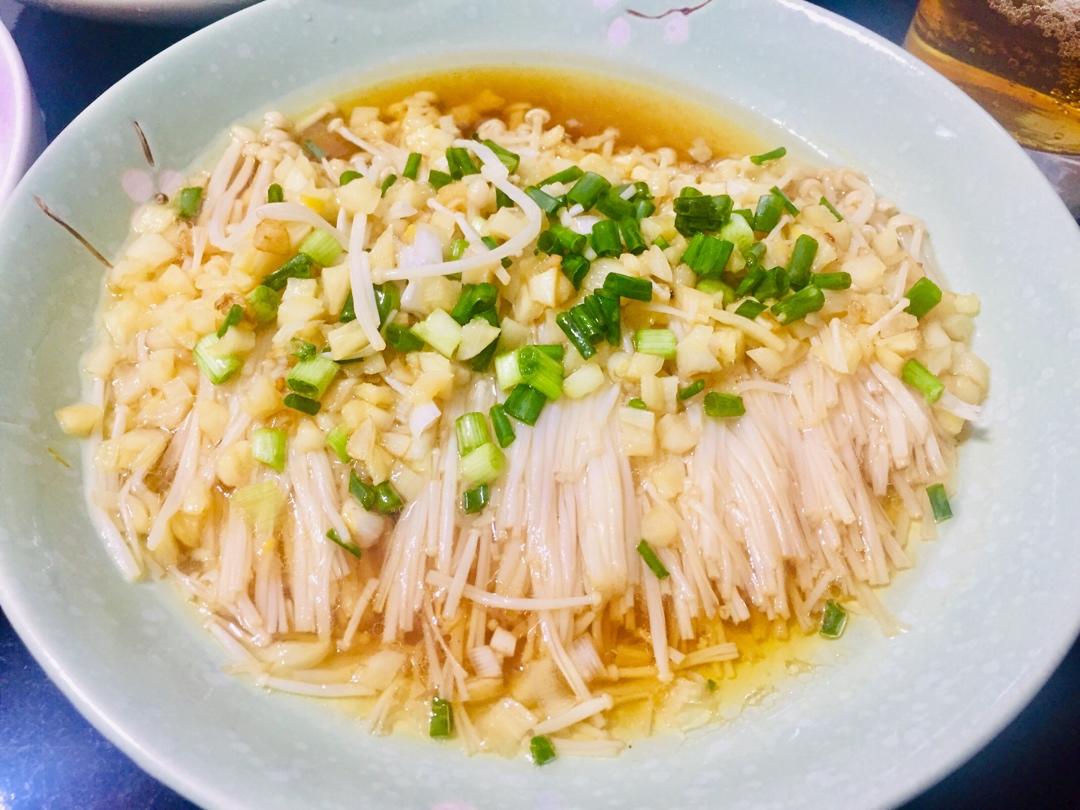 eleven1215做的蒜蓉蒸金针菇